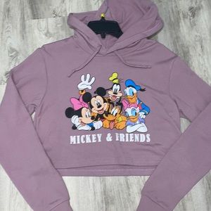 Purple Mickey and Friends hoodie